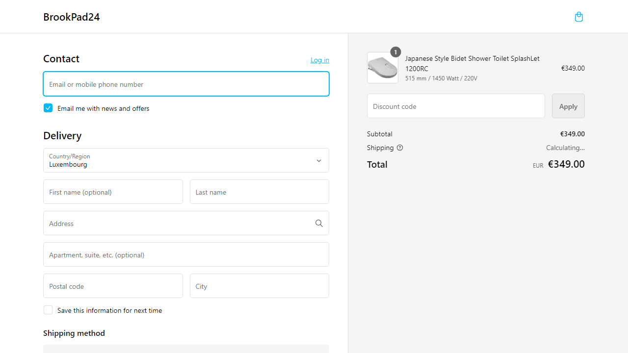 How to apply BrookPad coupon code